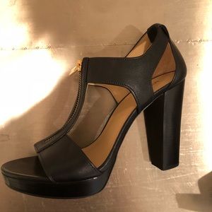 Michael Kors Black Strappy Heels Size 7